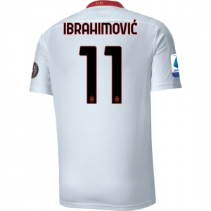 Koszulka AC Milan Zlatan Ibrahimović 11 Precz 2020/2021 – Krótki Rękaw