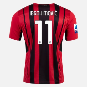 Koszulka AC Milan Zlatan Ibrahimovic 11 Główna 2021/22 – Krótki Rękaw