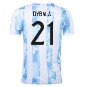 Koszulka Argentyna Paulo Dybala 21 Główna 20-21 – Krótki Rękaw