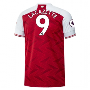 Koszulka Arsenal Alaxandre Lacazette 9 Główna 2020/2021 – Krótki Rękaw