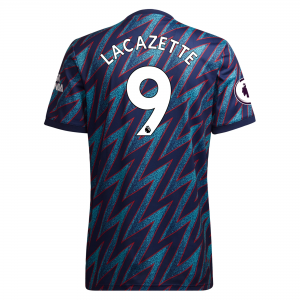 Koszulka Arsenal Alexandre Lacazette 9  Trzeci 2021/22 – Krótki Rękaw