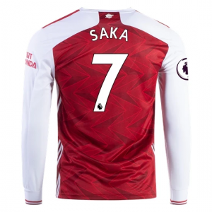 Koszulka Arsenal Bukayo Saka 7 Główna 2020/2021 – Długi Rękaw
