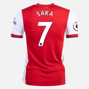 Koszulka Arsenal Bukayo Saka 7  Główna 2021/22 – Krótki Rękaw