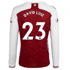 Koszulka Arsenal David Luiz 23 Główna 2020/2021 – Długi Rękaw