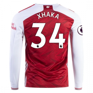 Koszulka Arsenal Granit Xhaka 34 Główna 2020/2021 – Długi Rękaw