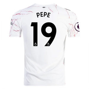 Koszulka Arsenal Nicholas Pepe 19 Precz 2020/2021 – Krótki Rękaw