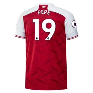 Koszulka Arsenal Nicholas Pepe 19 Główna 2020/2021 – Krótki Rękaw