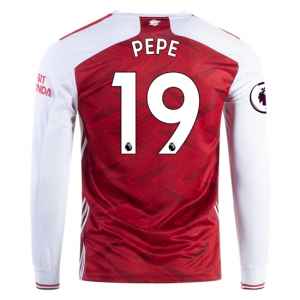 Koszulka Arsenal Nicholas Pepe 19 Główna 2020/2021 – Długi Rękaw