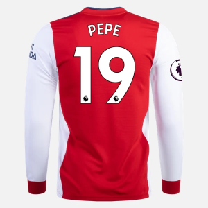 Koszulka Arsenal Nicolas Pepe 19 Główna 2021/22 – Długi Rękaw