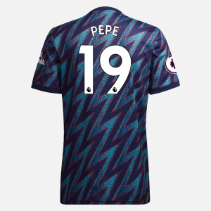 Koszulka Arsenal Nicolas Pepe 19 Trzeci 2021/22 – Krótki Rękaw
