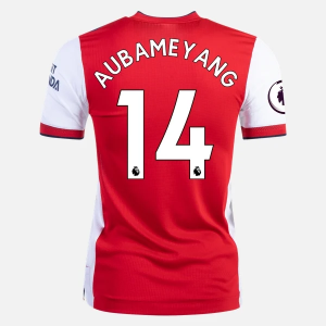 Koszulka Arsenal Pierre Emerick Aubameyang 14 Główna 2021/22 – Krótki Rękaw