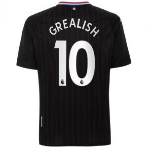 Koszulka Aston Villa Jack Grealish 10 Precz 2020/2021 – Krótki Rękaw