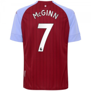 Koszulka Aston Villa John McGinn 7 Główna 2020/2021 – Krótki Rękaw