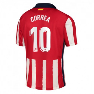 Koszulka Atlético Madrid Angel Correa 10 Główna 2020/2021 – Krótki Rękaw