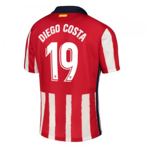 Koszulka Atlético Madrid Diego Costa 19 Główna 2020/2021 – Krótki Rękaw