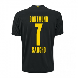Koszulka BVB Borussia Dortmund Jadon Sancho 7 Precz 2020/2021 – Krótki Rękaw