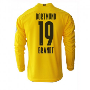 Koszulka BVB Borussia Dortmund Julian Brandt 19 Główna 2020/2021 – Długi Rękaw