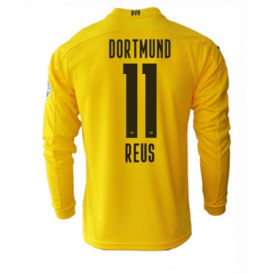Koszulka BVB Borussia Dortmund Marco Reus 11 Główna 2020/2021 – Długi Rękaw