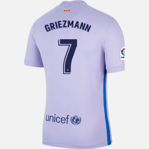 Koszulka FC Barcelona Antoine Griezmann 7 Precz  2021/2022 – Krótki Rękaw