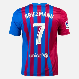 Koszulka FC Barcelona Antoine Griezmann 7 Główna  2021/22 – Krótki Rękaw