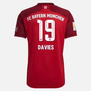 Koszulka Bayern Monachium Alphonso Davies 19 Główna 2021/22 – Krótki Rękaw