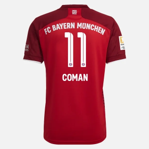 Koszulka Bayern Monachium Kingsley Coman 11 Główna 2021/22 – Krótki Rękaw
