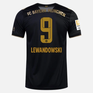 Koszulka Bayern Monachium Robert Lewandowski 9 Precz 2021/2022 – Krótki Rękaw