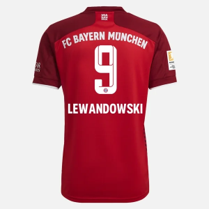 Koszulka Bayern Monachium Robert Lewandowski 9 Główna 2021/2022 – Krótki Rękaw