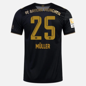 Koszulka Bayern Monachium Thomas Müller 25 Precz  2021/2022 – Krótki Rękaw