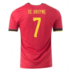 Koszulka Belgia Kevin De Bruyne 7 Główna Mistrzostwa Europy 2020 – Krótki Rękaw