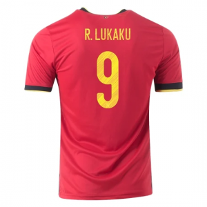 Koszulka Belgia Romelu Lukaku 9 Główna Mistrzostwa Europy 2020 – Krótki Rękaw