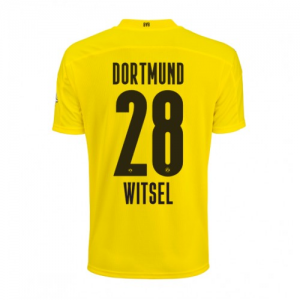 Koszulka Borussia Dortmund Axel Witsel 28 Główna 2020/2021 – Krótki Rękaw