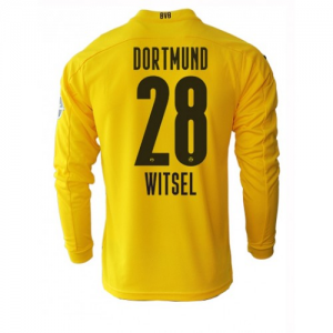 Koszulka Borussia Dortmund Axel Witsel 28 Główna 2020/2021 – Długi Rękaw