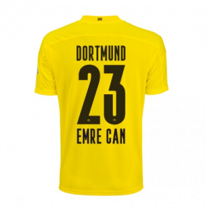 Koszulka Borussia Dortmund Emre Can 23 Główna 2020/2021 – Krótki Rękaw