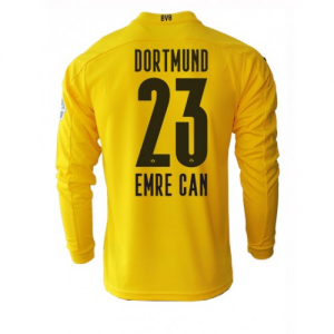 Koszulka Borussia Dortmund Emre Can 23 Główna 2020/2021 – Długi Rękaw