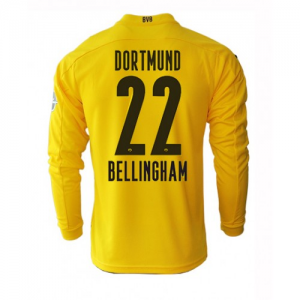 Koszulka Borussia Dortmund Jude Bellingham 22 Główna 2020/2021 – Długi Rękaw