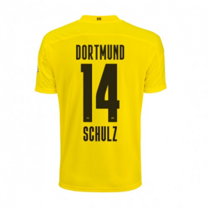 Koszulka Borussia Dortmund Nico Schulz 14 Główna 2020/2021 – Krótki Rękaw