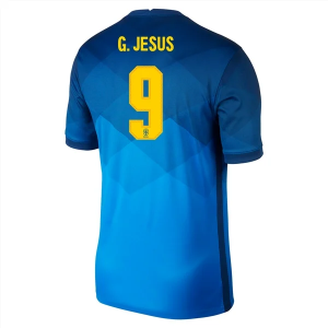 Koszulka Brazylia Gabriel Jesus 9 Precz 20-21 – Krótki Rękaw