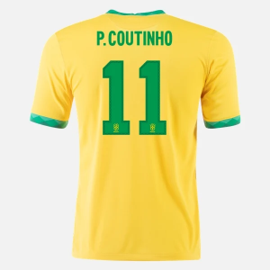 Koszulka Brazylia Philippe Coutinho 11 Główna 20-21 – Krótki Rękaw