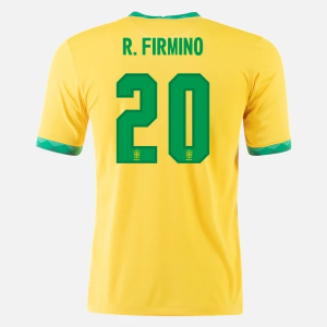 Koszulka Brazylia Koszulka Roberto Firmino 20 Główna 20-21 – Krótki Rękaw
