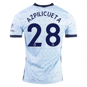 Koszulka Chelsea Cesar Azpilicueta 28 Precz 2020/2021 – Krótki Rękaw