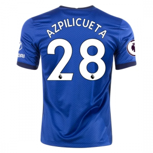 Koszulka Chelsea Cesar Azpilicueta 28 Główna 2020/2021 – Krótki Rękaw