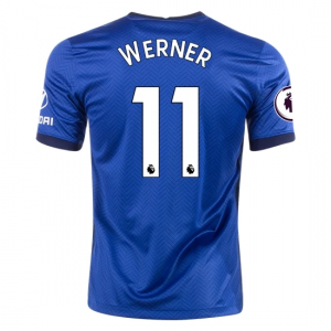 Koszulka Chelsea Timo Werner 11 Główna 2020/2021 – Krótki Rękaw