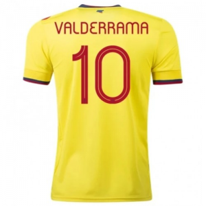 Koszulka Kolumbia Carlos Valderrama 10 Główna 20-21 – Krótki Rękaw