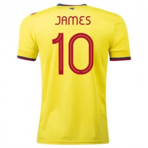 Koszulka Kolumbia James Rodríguez 10 Główna 20-21 – Krótki Rękaw