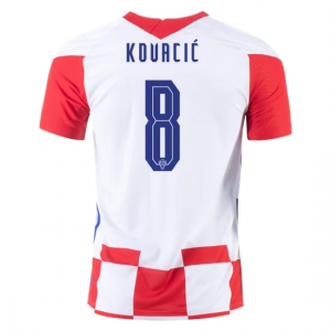 Koszulka Chorwacja Mateo Kovacic 8 Główna Mistrzostwa Europy 2020 – Krótki Rękaw