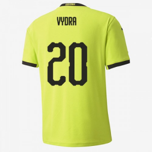Koszulka Czechy Matej Vydra 20 Precz Mistrzostwa Europy 2020 – Krótki Rękaw