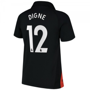 Koszulka Everton Lucas Digne 12 Precz 2021 22 – Krótki Rękaw