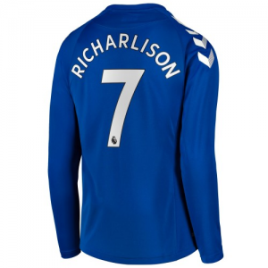 Koszulka Everton Richarlison 7 Główna 2020/2021 – Długi Rękaw