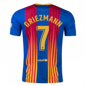 Koszulka FC Barcelona Antoine Griezmann 7 El Clasico 2021 – Krótki Rękaw